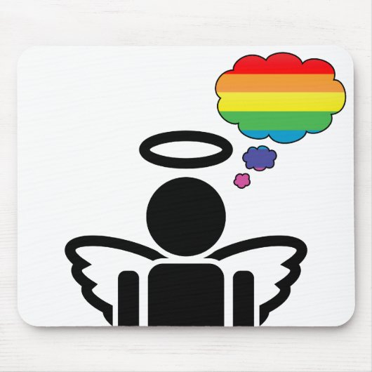 Angelicon. Regenbogengedanken. Mousepad (Vorne)
