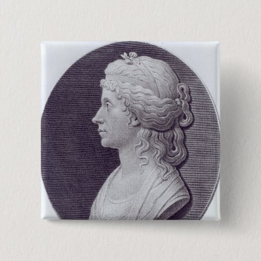 Angelika Kauffman, graviert durch J.F Bause Button (Vorderseite)