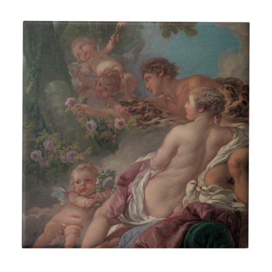 Angelika und Medoro Fliese (Vorderseite)