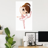 Angelina die Ballerina Poster (Heimbüro)