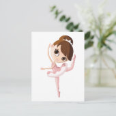 Angelina die Ballerina Postkarte (Stehend Vorderseite)