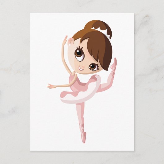 Angelina die Ballerina Postkarte (Vorderseite)