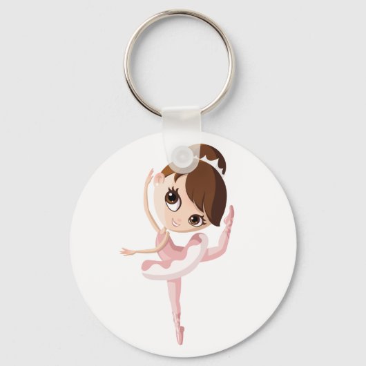 Angelina die Ballerina Schlüsselanhänger (Vorderseite)