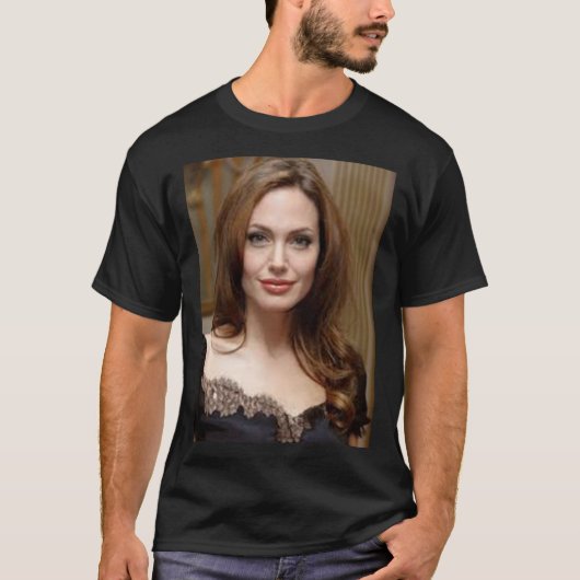 Angelina Jolie - Poster T-Shirt (Vorderseite)