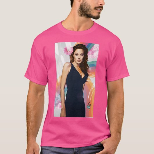 Angelina Jolie T-Shirt (Vorderseite)