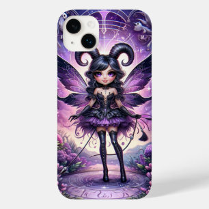 Angelina Lila Gothic Fairy Scorpio Horns Zodiac Case-Mate iPhone 14 Plus Hülle