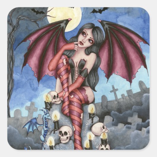 Angelique - Vampire Fairy Sticker (Vorderseite)