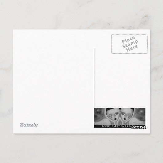 Angelisches Feuer Postkarte (Rückseite)