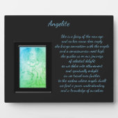 Angelite Crystal Fairy Fotoplatte (Vorderseite)