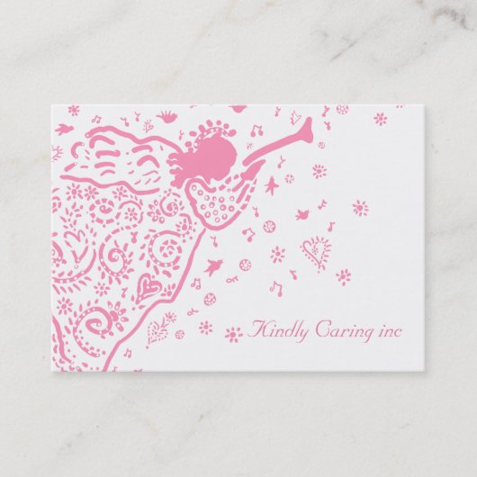 Angelkarte Visitenkarte (Vorderseite)