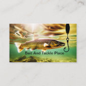 Angelkarten und Tackle Club Visitenkarte (Vorderseite)