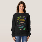 Angelköder müssen verschiedene Fischerköder F habe Sweatshirt (Vorne ganz)