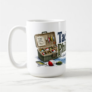 Angelköder-Philosoph Fischer-Vater-Tasse Kaffeetasse
