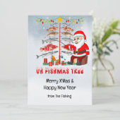 Angelliebhaber Weihnachtsfeiertag mit dem Weihnach Feiertagskarte (Stehend Vorderseite)