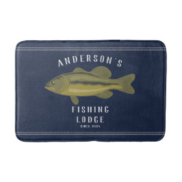 Angellounge in Blau, Bass und Familie Badematte