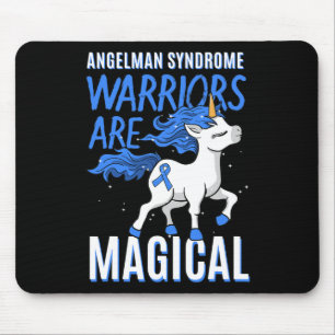 Angelman-Syndrom Krieger Glückliches Puppen-Einhor Mousepad
