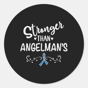 Angelman Syndrome Awareness 1 Runder Aufkleber