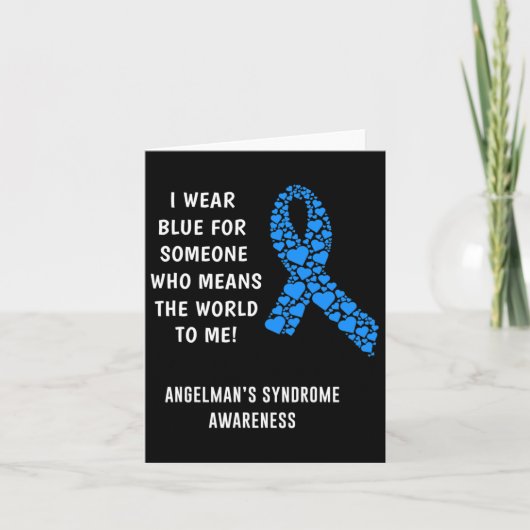 Angelman Syndrome Awareness Karte (Vorderseite)