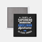 Angelman Syndrome Warrior Survivor Sensibilisierun Magnet (Vorderseite/Rückseite)