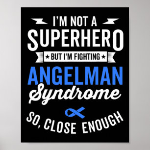 Angelman Syndrome Warrior Survivor Sensibilisierun Poster