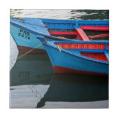 Angelmo Hafen, Fischerboote. Fliese (Vorderseite)