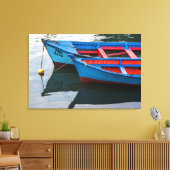 Angelmo Hafen, Fischerboote. Leinwanddruck (Insitu (Wohnzimmer))