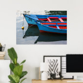 Angelmo Hafen, Fischerboote. Poster (Heimbüro)