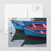 Angelmo Hafen, Fischerboote. Postkarte (Vorne/Hinten)