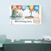 Angeln 1. Geburtstag für Junge Banner (Messeveranstaltung)