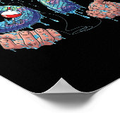 Angeln 67 Six Seven Lustiges Gen Alpha Meme Drip  Poster (Ecke)