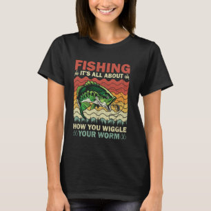 Angeln alles darüber, wie Sie Ihren Wurm Vintag T-Shirt