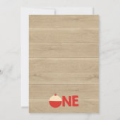 Angeln am 1. Geburtstag Einladung (Rückseite)