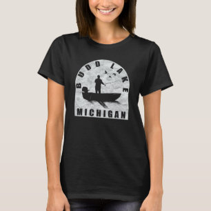Angeln am Budd Lake Michigan T-Shirt