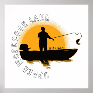 Angeln am See Michigan Poster