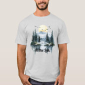 Angeln am See T-Shirt (Vorderseite)