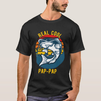 Angeln am Tag des Vaters der echten Pap Pap T-Shirt