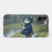 Angeln an regnerischen Tagen Case-Mate iPhone Hülle (Rückseite (Horizontal))