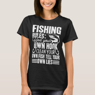 Angeln - Angelregeln T-Shirt