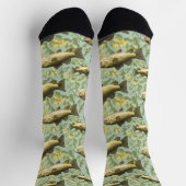 Angeln Angler Barsch Fisch Socken (Oben)