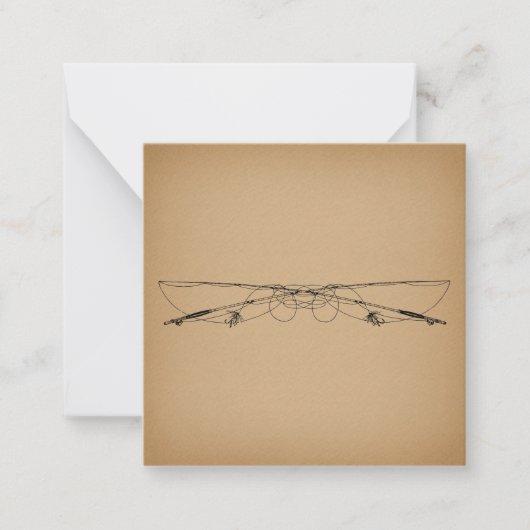 Angeln Antique Art Angeln Polen Vintag Mitteilungskarte (Vorderseite)