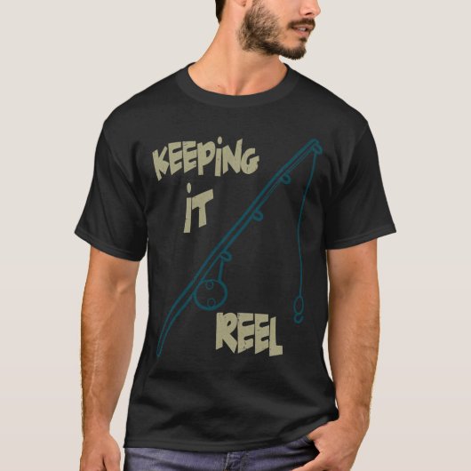 Angeln auf echt - Fischen T-Shirt (Vorderseite)