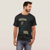 Angeln auf echt - Fischen T-Shirt (Vorne ganz)