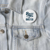 Angeln B Meister Lustiger Großmaul-Angler Männer F Button (Beispiel)