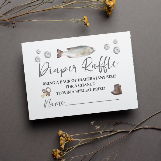 Angeln Babydusche Seiltüte begeistert Windelwindel Begleitkarte