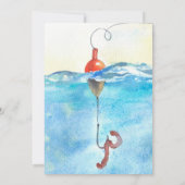 Angeln begeistert Baby-Dusche Einladung (Rückseite)