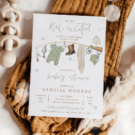 Angeln begeistert Baby-Dusche Einladung