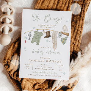 Angeln begeistert Baby-Dusche Einladung