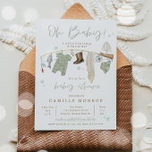 Angeln begeistert Baby-Dusche Einladung