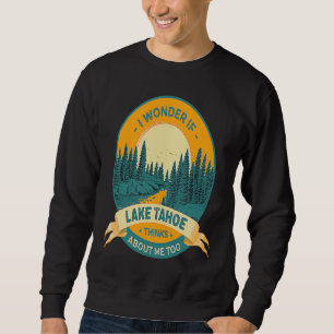 Angeln Bootfahren Camping Seebad Lake Tahoe Sweatshirt