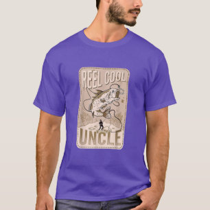 Angeln Cool, Fischfang Onkel T-Shirt